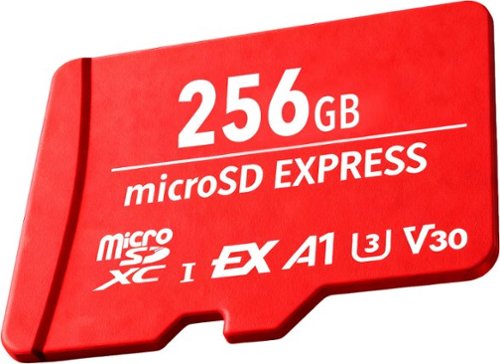 NEXT Express 256GB microSD PCIe 3.1 NVMe UHS I Memory Card works