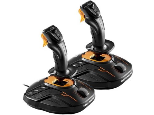 Thrustmaster - T.16000M FCS (Flight Control System) Space Sim Duo for PC, VR - Multicolor-Front_Standard 