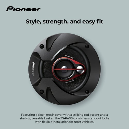 Pioneer 4 - 3-way, 210 W Max Power, Coaxial Speakers (pair) - Black HOW TO BUY