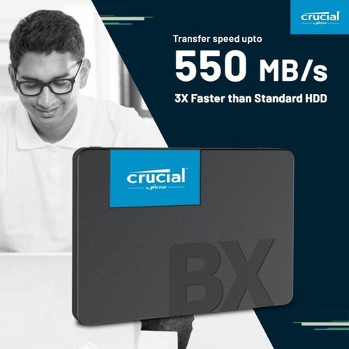 Crucial BX500 500GB SATA 3D NAND SATA 2.5 Inch Internal SSD