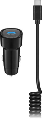 Insignia™ 30W 4 ft. Car Charger Kit for Smartphones, Tablets and More - Black BUY IN EUROPE