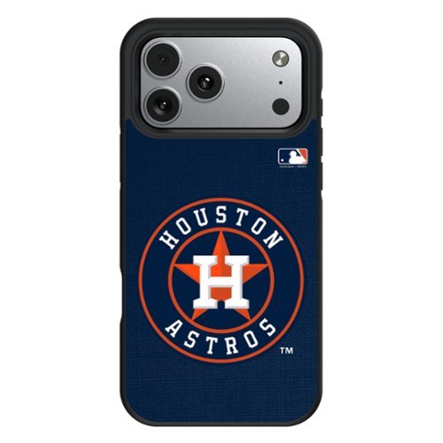Keyscaper - MLB - Houston Astros Personalized Bump Case with 8.2ft Drop Protection - 16 Pro Max - Multicolor-Front_Standard 