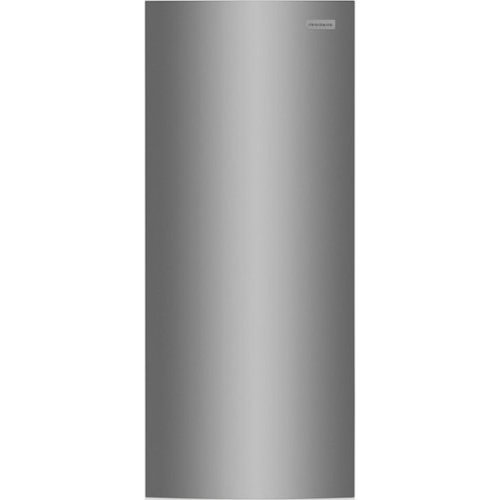 Frigidaire - 13 Cu. Ft. Garage Ready Upright Freezer - Fingerprint-Resistant Stainless Steel Look-Front_Standard 