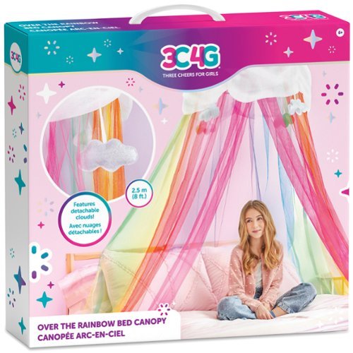 Make It Real - 3C4G: Over The Rainbow Bed Canopy - 8' Height & 24" Diameter