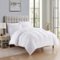 Sweet Home Collection - All Season Reversible Bed-in-A-Bag Solid Color Comforter & Sheet Set, Queen - White-Front_Standard