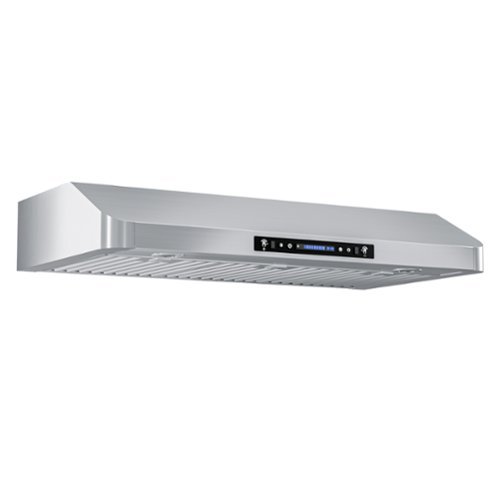 ZJKLA - 42 inches - Externally Vented - Under cabinet Range Hood - Stainless Steel-Front_Standard 