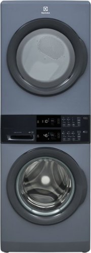 Electrolux - Laundry Tower Single Unit Front Load 4.4 Cu. Ft. Washer & 8 Cu. Ft. Electric Dryer with LuxCare Wash System - Denim Blue