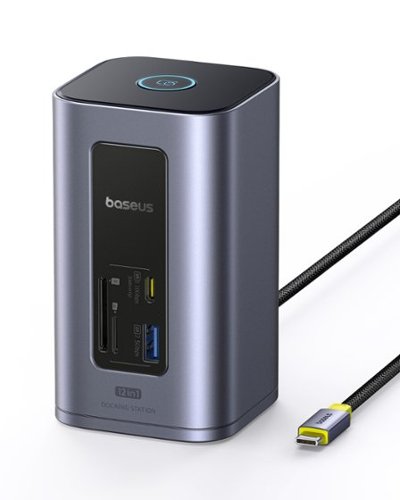 Baseus 12-in-1 USB-C ドッキングステーション Baseus Nomos Win Air 12 in 1 USB C Laptop Docking Station with