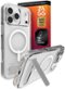 ZAGG - Crystal Palace Snap MagSafe Compatible Case w/ Kickstand for Apple iPhone 17 Pro Max - Clear-Front_Standard