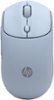 HP - 400 Quiet Wireless Bluetooth Ambidextrous Mouse - Wireless - Blue-Front_Standard