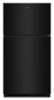 Whirlpool - 21.3 Cu. Ft. Wide Top Freezer Refrigerator with Total Coverage Cooling - Black-Front_Standard