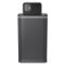 simplehuman - Cleanstation Phone Sanitizer with UV-C Light - Slate Stainless Steel-Front_Standard