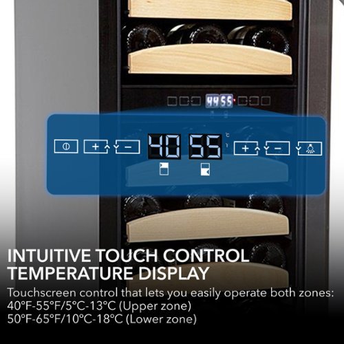 UPC 850956003118 product image for Whynter - 28-Bottle Wine Refrigerator - Stainless Steel | upcitemdb.com