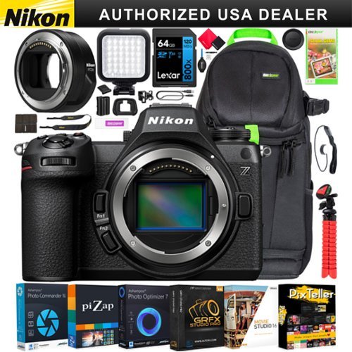 Nikon - Z6III Full Frame Mirrorless FX Camera Body + FTZ II Adapter Pro Accessory Bundle-Front_Standard 