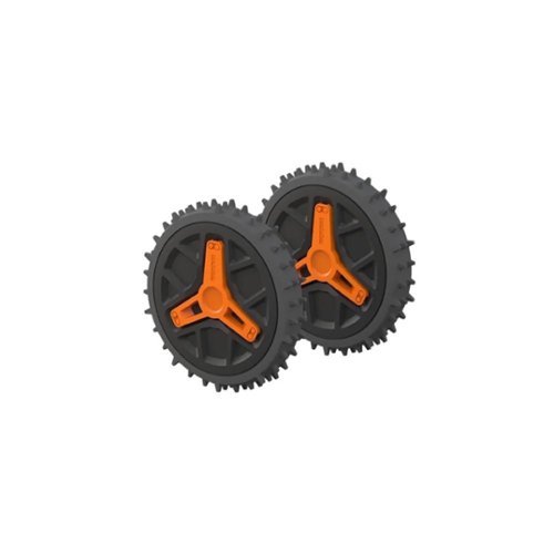 WORX - WA0966 Off-Road Wheels for Landroid Vision Cloud 2WD Robotic Lawn Mowers - Black