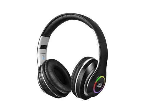 Adesso - Bluetooth Stereo Headphone with build in microphone - Black-Front_Standard 