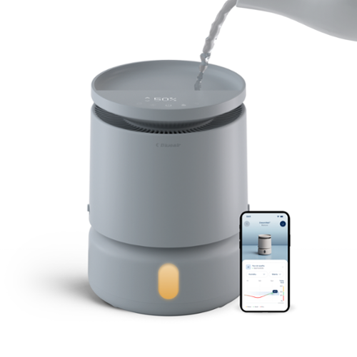 Blueair - Dreamwell Humidifier, Mist and Mold Free, Grey - Gray
