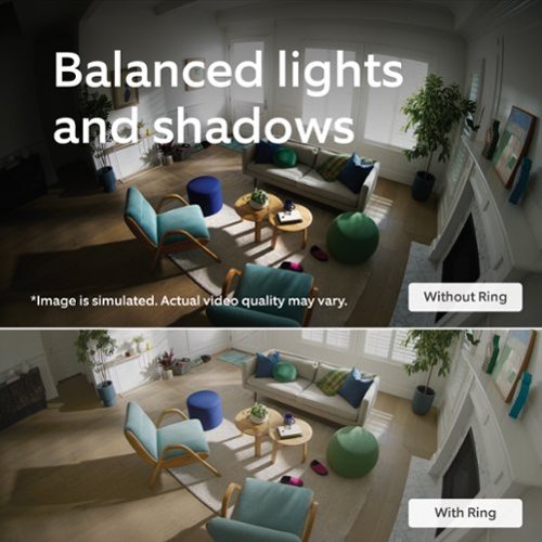 Ring Indoor Cam Plus, Plug-In, Retinal 2K for enhanced video quality, 6x Zoom, Night Vision for color night vision, 2pk - White WORLDWIDE DELIVERY