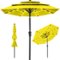 Best Choice Products - 10ft 3-Tier Solar Patio Umbrella w/ 24 LED Lights, Tilt Adjustment, Easy Crank - Yellow-Front_Standard