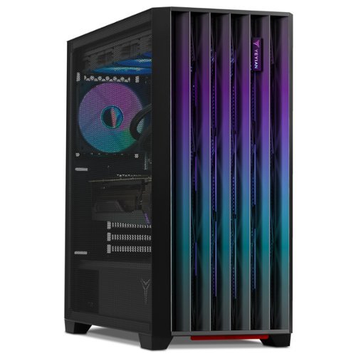YEYIAN - Gaming PC. Intel Core Ultra 9 285K, GeForce RTX 5090, 2TB, 360mm AIO, 64GB, 1000W Platinum. YPI-PM285KD-5901N - Black-Front_Standard 
