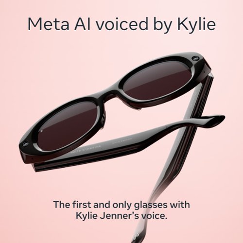 Meta Starfire Kylie Edition - Smart AI glasses for Women, Men - Meta AI, 12MP Camera, Live Translate - Black Lenses - Classic Black GLOBAL SHIPPING