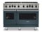 Viking - 48 in. Wide 8 Burner 5-Series Gas Open Burner Range - Squall-Front_Standard