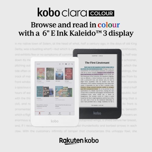 Kobo Clara Colour | eReader | 6 E Ink Kaleido 3 Color Display with ComfortLight PRO | Waterproof | 16GB - 2024 - Black WORLDWIDE DELIVERY