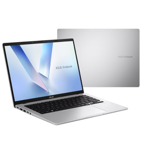 ASUS Vivobook 14 FHD+ Laptop - Copilot+ PC - Snapdragon X with 16GB Memory - 512GB SSD - Cool Silver BUY IN SAUDI ARABIA