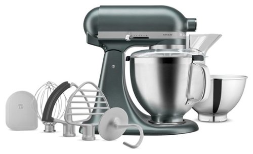 KitchenAid - Artisan Series 5 Quart Tilt-Head Stand Mixer with Premium Accessory - Juniper-Front_Standard 
