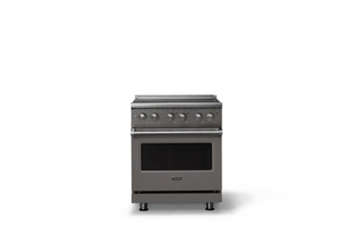 Viking - 30 in. Wide 4 Elements Pro 5 Series 4.7 Cu. Ft. Freestanding Electric Convection Range - Damascus Gray