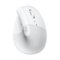 Logitech - Lift Vertical Wireless Ergonomic Mouse with 4 Customizable Buttons - Wireless - Off-White-Front_Standard