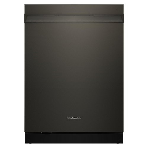 KitchenAid - 24" Top Control Built-In Dishwasher with Third Rack and Advanced ProDry System - Black Ore