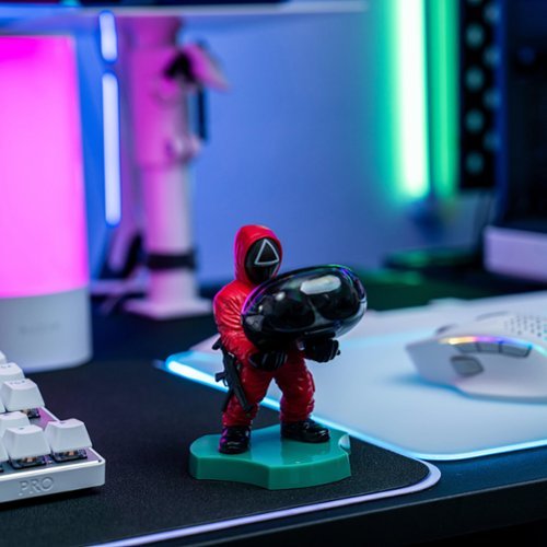 Cable Guys by Exquisite Gaming Cable Guys: Squid Games - Triangle Guard Earbud & Phone Holder WORLDWIDE DELIVERY
