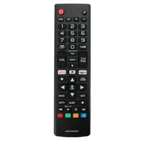 ALLIMITY - Replacement Universal Remote Control AKB75095307 Fit for LG LED TV - Black-Front_Standard 
