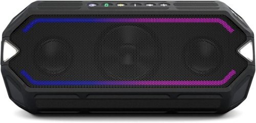 Altec Lansing - HYDRABOOM Bluetooth Speaker - Black-Front_Standard 