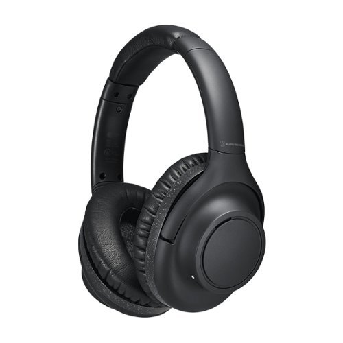 Audio Technica ATH S300BT Wireless Over Ear Headphones, Black