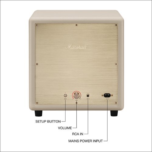 Marshall Heston Sub 200 Subwoofer with Deep Bass and Bluetooth LE