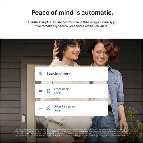 Google Nest Wi-Fi Video Doorbell - Battery Operated - Snow WHERE TO BUY