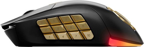 SteelSeries Aerox 9 Wireless World of Warcraft Edition RBG Optical Gaming Mouse with 18 Programmable Buttons - Wireless - Black BUY ONLINE