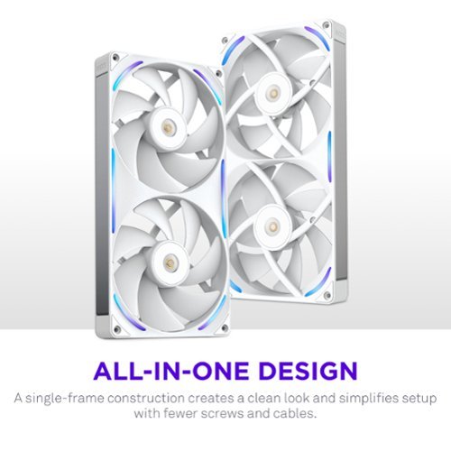 NZXT NZXT F280X Performance Fan 280mm Single Frame Case Fan w/ 2 x