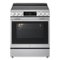 LG - 6.3 Cu. Ft. Slide-In Electric True Convection Smart Range with Air Fry and 2 UltraHeat Elements - Stainless Steel-Front_Standard