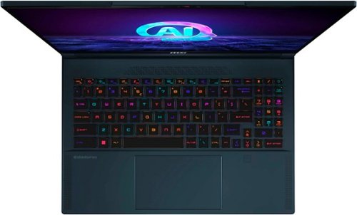 MSI Stealth 16 AI Studio A1V 16 165 Hz Gaming Laptop 1920 x 1200 (Full HD Plus) - Intel Core Ultra 9 185H with 32GB Memory - Star Blue, Blue BUY IN DUBAI