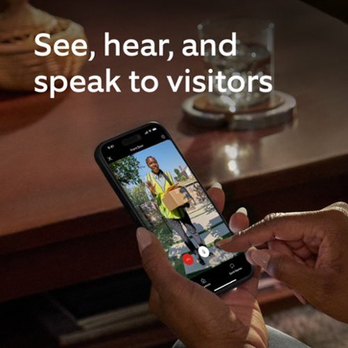 Ring Wired Doorbell Elite (2ndGen), Power over Ethernet, Retinal 4K, Remote Gate Access, 10x Zoom, Low-Light Sight - Deep Silver GLOBAL SHIPPING