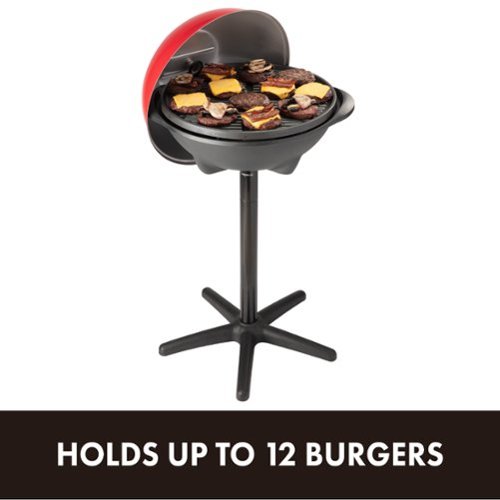 Cuisinart - 2-in-1 Indoor/Outdoor Electric Grill - Red-Alt_View_Standard_40 