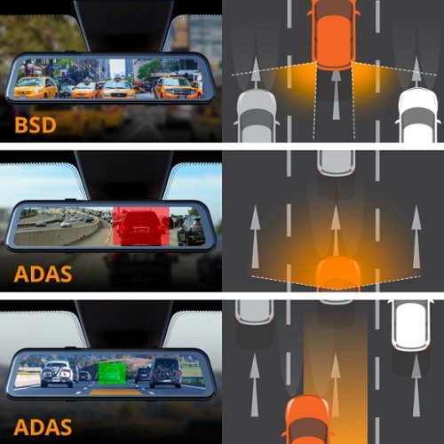 Rexing M1 PRO Front and Rear Mirror Dash Cam 1440p (FRONT) + 1080p (REAR) - Black HOW TO BUY