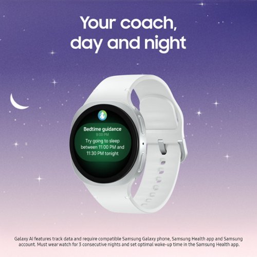 Samsung Galaxy Watch8 Aluminum Smartwatch 40mm LTE - Free 2 years data and texting included - Graphite - (2025) WORLDWIDE DELIVERY