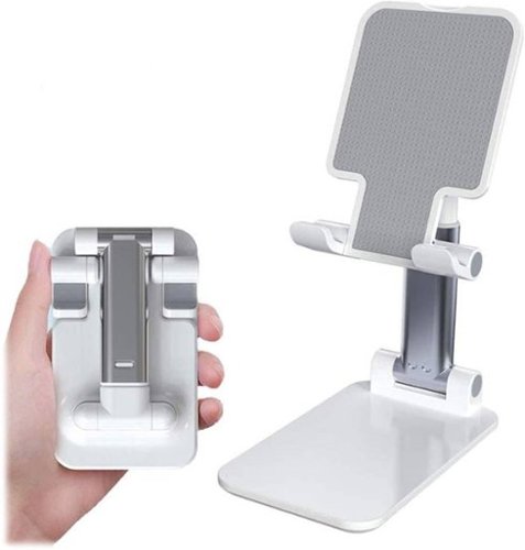 SaharaCase Foldable Stand for Most Cell Phones and Tablets up to 10 - White HOW TO BUY