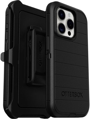 OtterBox Defender Series Pro Hard Shell for Apple iPhone 15 Pro - Black GLOBAL SHIPPING