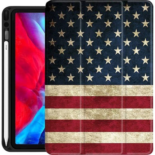 SaharaCase Folio Case for Apple iPad Pro 11 (2nd, 3rd, and 4th Gen 2020-2022) - Red/White/Blue WORLDWIDE DELIVERY