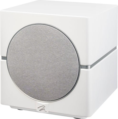 MartinLogan - Dynamo 10, 10” Sealed, Powered Subwoofer, with Magnitude 1kW Amplifier, Sub Control App, and Wireless Built-In - Satin White